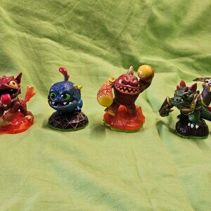 Skylanders Lot Of 4 Figures GIANTS, Spyro's Adventure READ